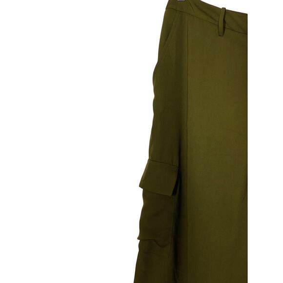 Halogen Wide Leg Pant Utility Work Cargo Trousers in Fir Green NWT Size 2X - Picture 6 of 11